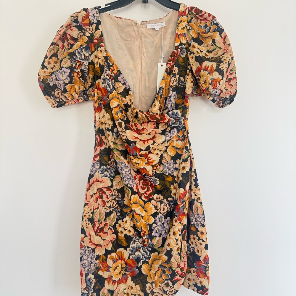 NWT Olivaceous Multicolor Floral Mini Dress